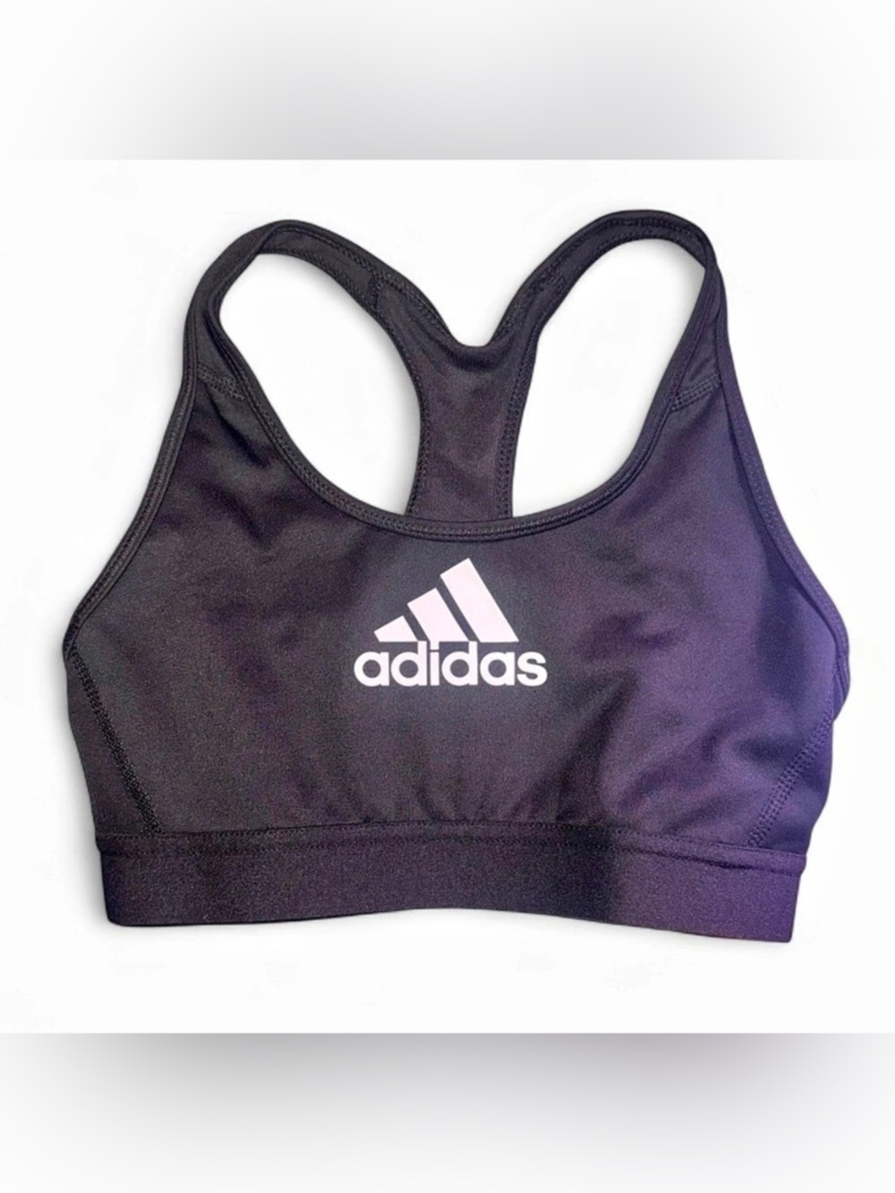 NWT Adidas Women's Black Mesh Racerback Sports Bra | Size Small
